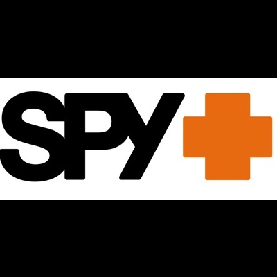 Logótipo SPY com cruz laranja
