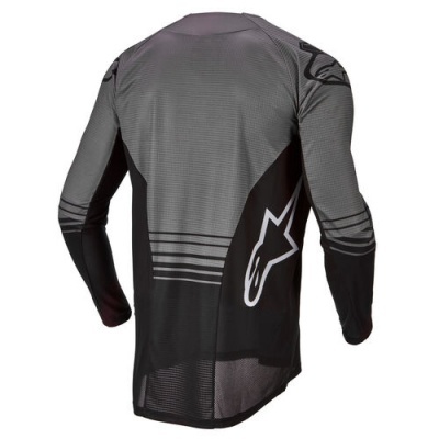 Camisola desportiva cinzenta e preta Alpinestars de manga comprida