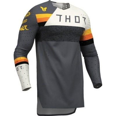 Camisola desportiva de manga comprida THOR 07 com design colorido e furos para ventilação