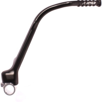 Alavanca preta para bicicleta com texto RAPID branco