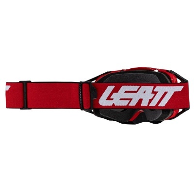 Óculos desportivos pretos e vermelhos com alça vermelha LEATT