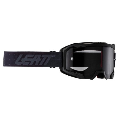 Óculos de proteção desportivos LEATT com lente escura e tira preta ajustável