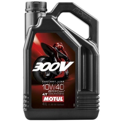 Recipiente óleo motor Motul 300V preto 4L 10W40 4T