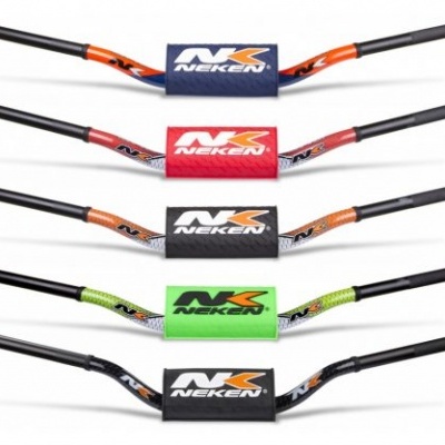 Guiadores de bicicleta NEKEN em várias cores com almofadas de proteção.