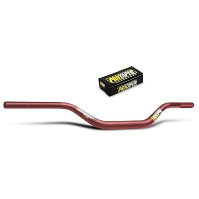 Guiador vermelho de bicicleta com protetor de espuma preto ProTaper