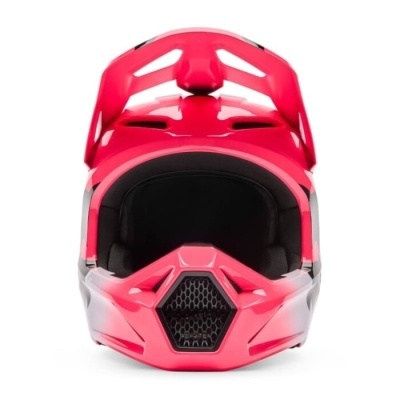capacete integral vermelho e preto para motocross