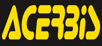 Logótipo amarelo ACEBIS sobre fundo preto