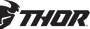 Logótipo da marca THOR preto com design estilizado