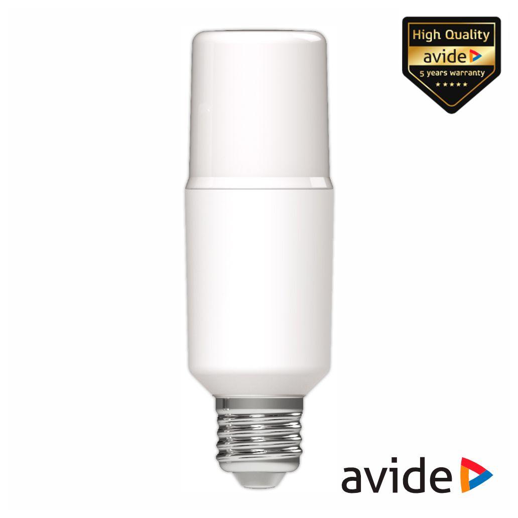 Lâmpada LED branca da marca avide com selo de alta qualidade e garantia de 5 anos