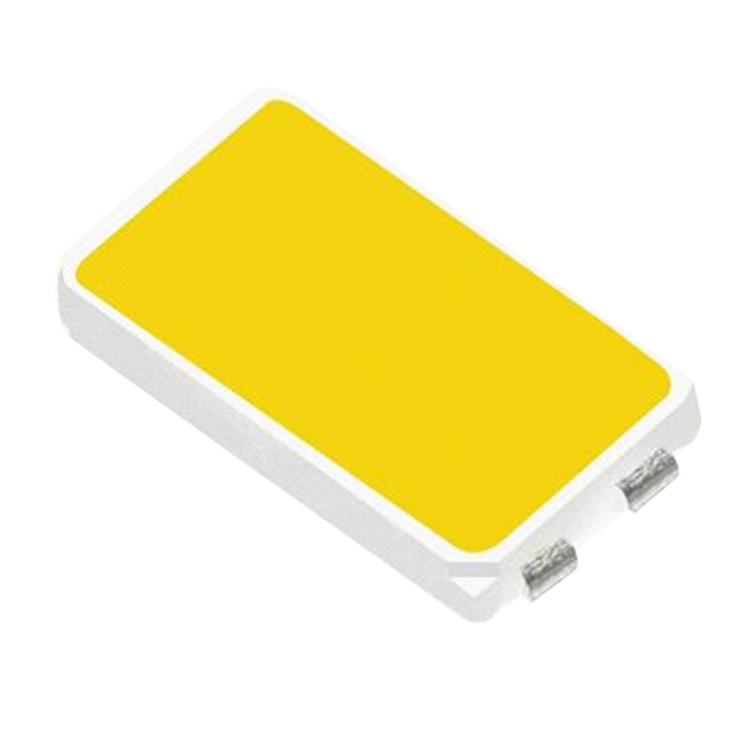 LED SMD 5630 amarela 10÷20lm 5,6x3x0,9mm 120° 1,8÷2,6V 150mA LED SMD quadrado amarelo com terminais metálicos