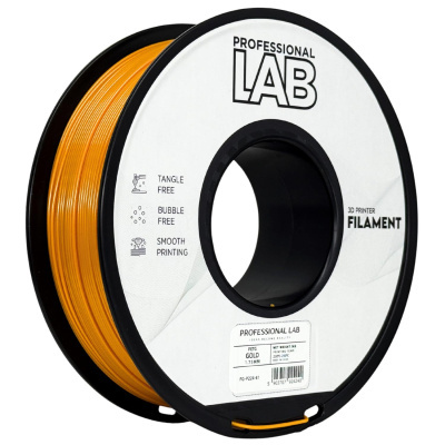 Carretel de filamento dourado para impressora 3D PROFESSIONAL LAB