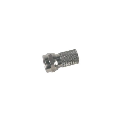 Conector coaxial metálico com corpo hexagonal