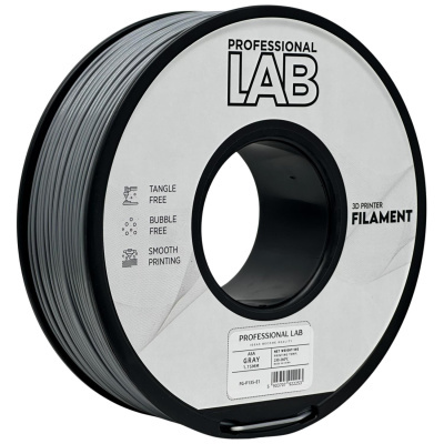 Bobina de filamento cinzento para impressora 3D Professional LAB