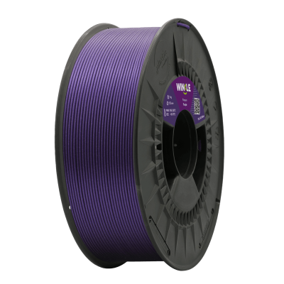 Rolo de filamento 3D roxo da WINKLE em spool preto