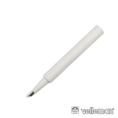 Ponta de ferro de solda branca com ponta metálica