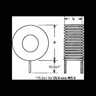Desenho técnico da mola helicoidal com dimensões e anotações