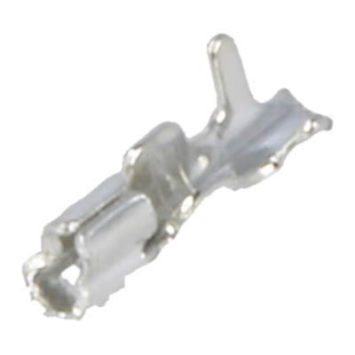 Contacto elétrico metálico prateado com alavanca