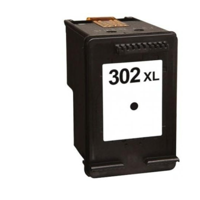 Cartucho de tinta preta para impressora com etiqueta 302 XL