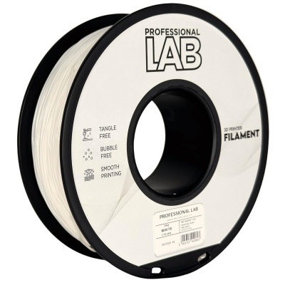 Carrete de filamento branco para impressora 3D PROFESSIONAL LAB