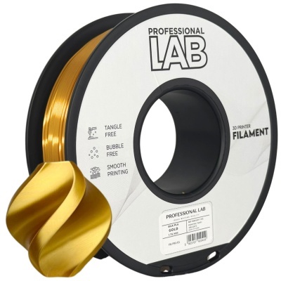 Carretel de filamento PLA Ouro dourado para impressora 3D PROFESSIONAL LAB