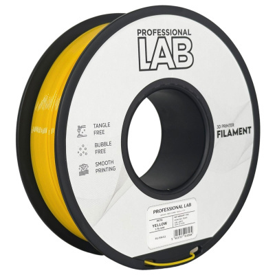 Carretel de filamento amarelo para impressora 3D PROFESSIONAL LAB