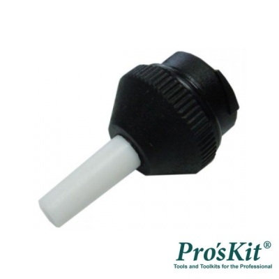 Conector Pro'sKit preto com parte branca em fundo branco