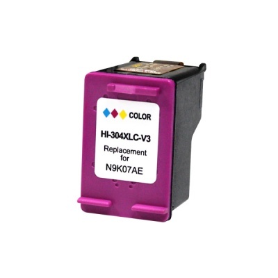 Cartucho de tinta colorido de substituição HI-304XLC-V3 para impressora