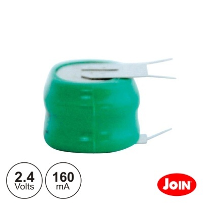 Relé verde com especificações elétricas e logo JOIN