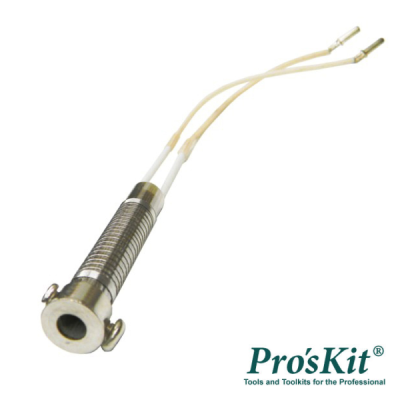 Elemento de aquecimento metálico com hastes elétricas isoladas e terminais, com logótipo Pro'sKit