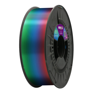 Carretel de filamento colorido para impressora 3D com etiqueta WINLE