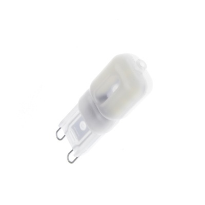 Lâmpada LED branca com base G9 e cúpula fosca