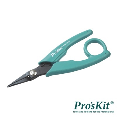 Alicate de corte verde água com ponta preta Pro'sKit 3PK-112D