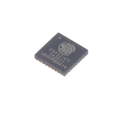 Microchip ESP32-C3 cinza escuro com textos impressos