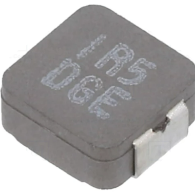 Indutor de superfície quadrado cinza com marcas R5 D6E