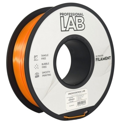 Bobina de filamento laranja para impressora 3D Professional Lab