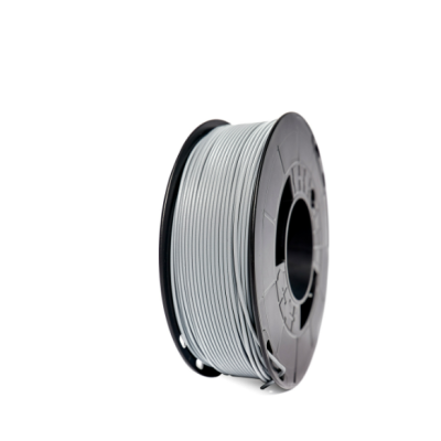 Carretel filamento impressora 3D cinza base preta