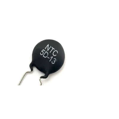 Termistor NTC preto com escrita branca em fundo branco