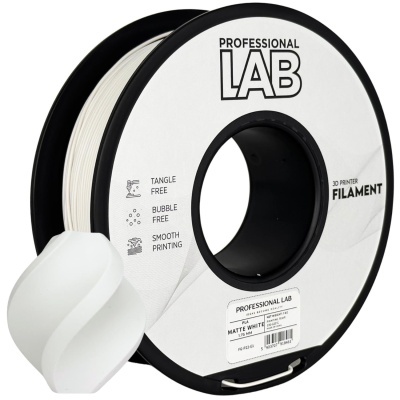 Bobina de filamento PLA Branco para impressora 3D branco fosco Professional Lab