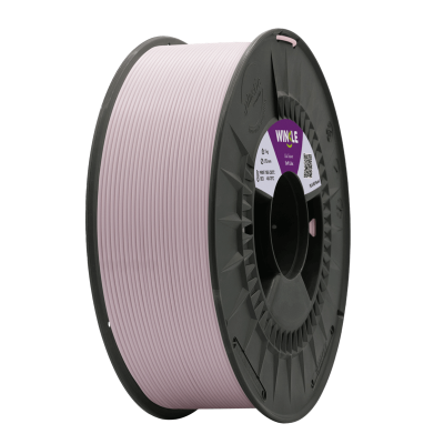 Carretel de filamento rosa para impressão 3D