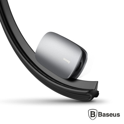 Suporte magnético cinza Baseus com base preta curva para automóvel