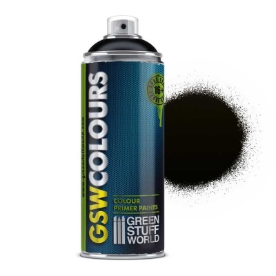 Spray de tinta primer preta GSW COLOURS