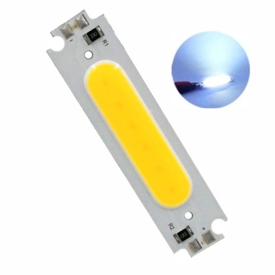 Módulo LED retangular COB com luz branca