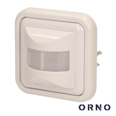 Sensor de movimento branco quadrado da ORNO