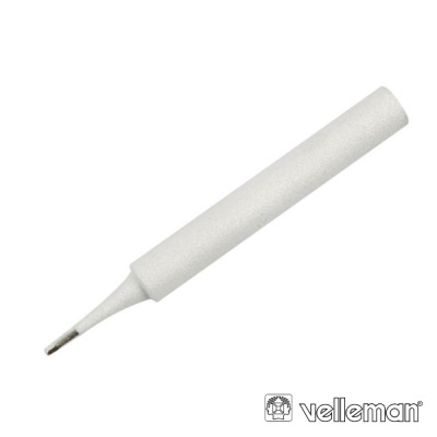 Ponta de ferro de soldar branca com cabo de espuma