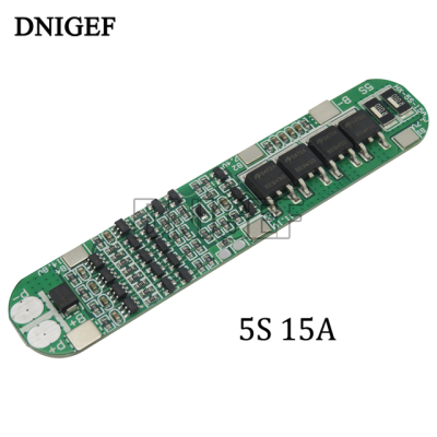 Placa eletrónica verde com componentes SMT e texto DNIGEF 5S 15A
