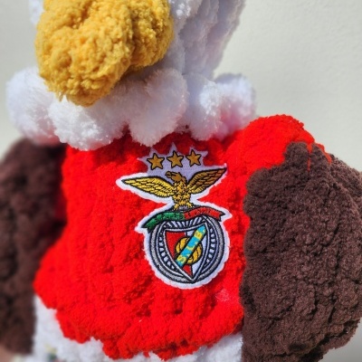 Boneco de pelúcia com emblema BENFICA bordado