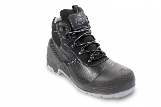 Bota (ESPECIALES BARCELONA 1052.01) - LAVORO Bota de segurança preta com sola cinzenta e atacadores
