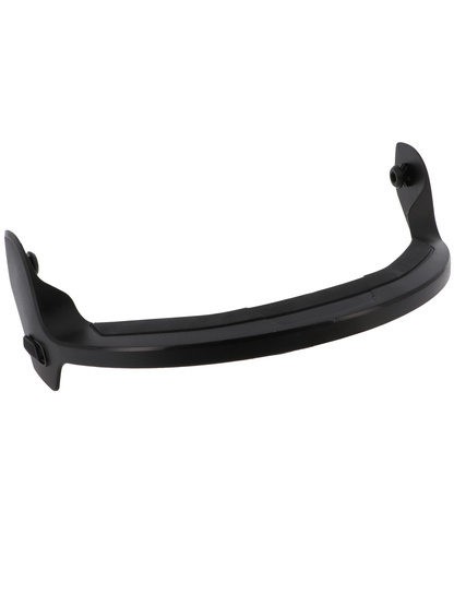 Suporte de viseira para capacetes (HIMA/HIMA2 ) . Singer Safety (PVHIMA) Peça preta curvada com extremidades salientes em fundo branco