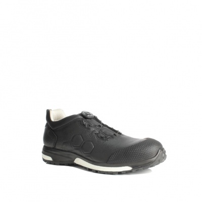 Ténis de segurança preto com fecho tipo roldana