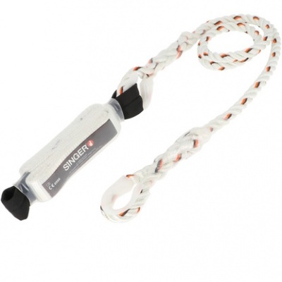 Corda trançada branca com dispositivo SINGER